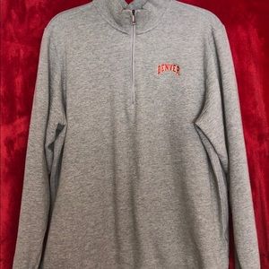 University of Denver quarter zip sweater